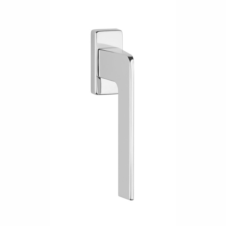 Klamka okienna STILE OMA Q CP - chrom polerowany  Waga netto 0,498kg  Kod EAN 5902249349313  Grubość rozety 12 mm  Kolekcja Simple  Kolor Chrom polerowany  Kształt rozety Prostokątna okienna  Producent ENGER  Marka STILE  Materiał Aluminium