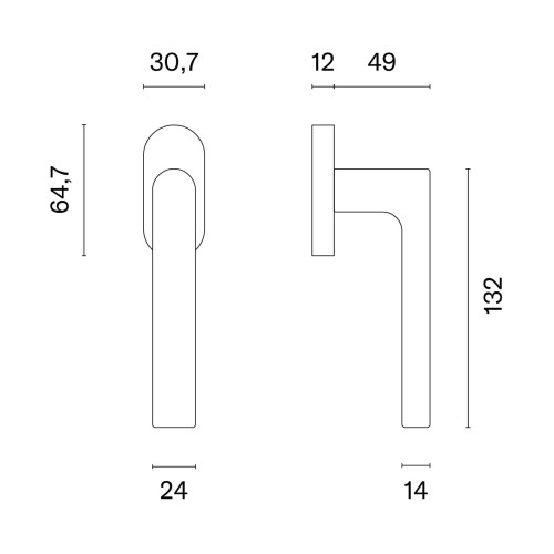 Klamka okienna STILE REWA R BLACK - czarny matowy .Waga netto 0,498kg  Kod EAN 5902249350906  Grubość rozety 12 mm  Kolekcja Simple  Kolor Czarny matowy  Kształt rozety Owalna okienna  Producent ENGER  Marka STILE  Materiał Aluminium