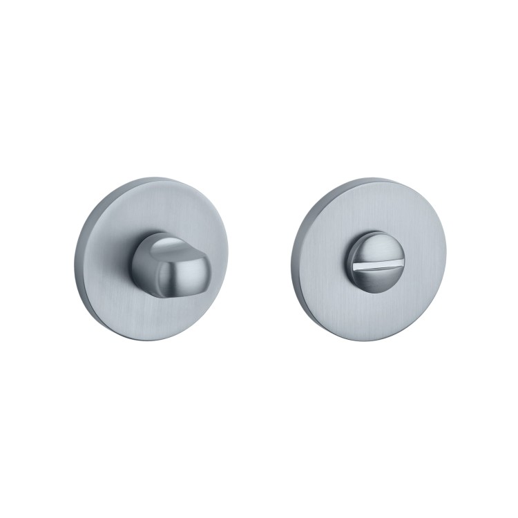 Rozeta STILE R SLIM 7MM PSC - chrom satynowy WC 4x4