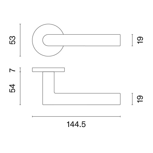 Klamka STILE YUZA ROZETA R SLIM 7MM BLACK - czarny matowy .Grubość Rozety 7 mm Kolor Czarny Mat Rozmiar FI 53 Szyld Okrągły Marka STILE Producent ENGER