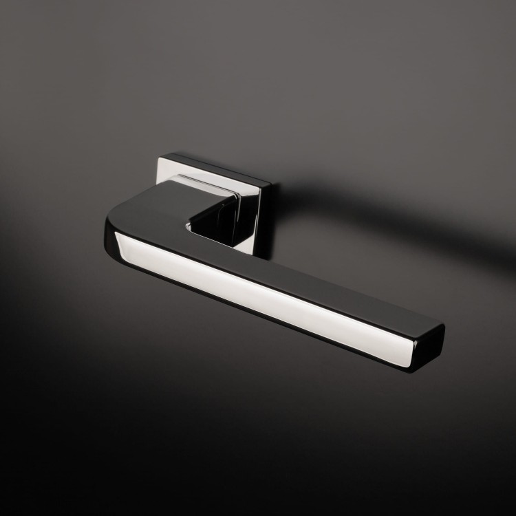Klamka APRILE ISMENA ROZETA RT SLIM 7MM LC - chrom polerowany