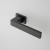 Klamka APRILE PINA ROZETA RT SLIM 7MM BK - czarny matowy
