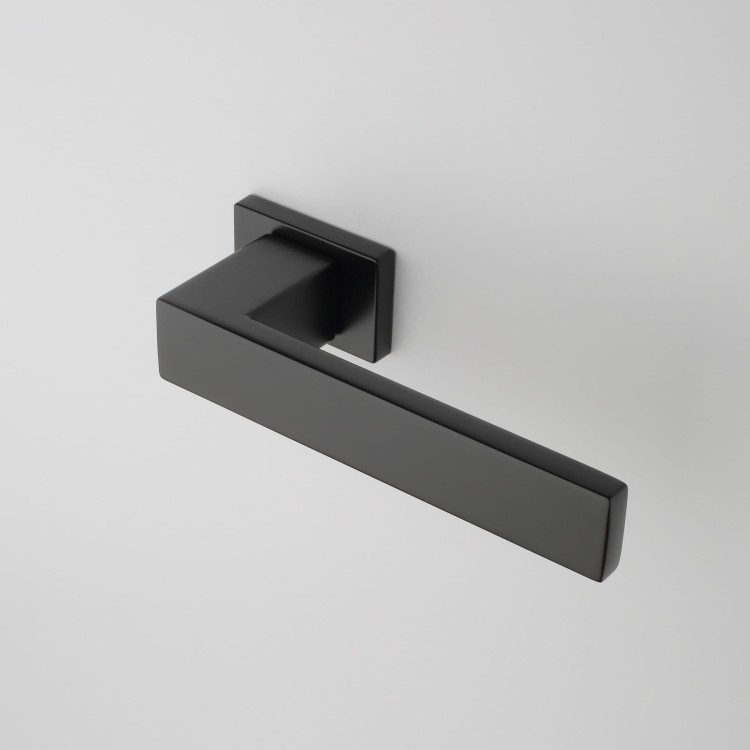 Klamka APRILE PINA ROZETA RT SLIM 7MM BK - czarny matowy
