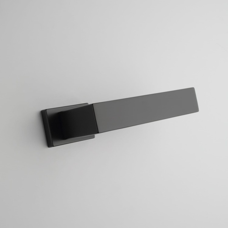 Klamka APRILE PINA ROZETA RT SLIM 7MM BK - czarny matowy