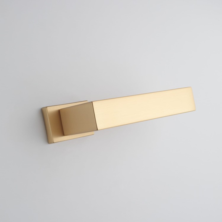 Klamka APRILE PINA ROZETA RT SLIM 7MM KG - złoty matowy