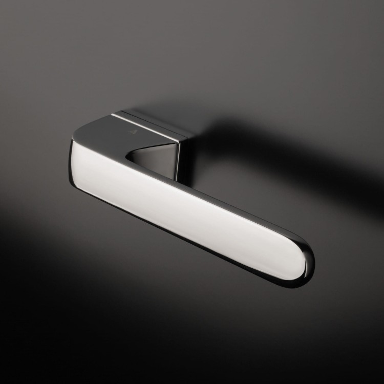 Klamka APRILE PLUMERIA ROZETA RTH SLIM 7MM LC - chrom polerowany