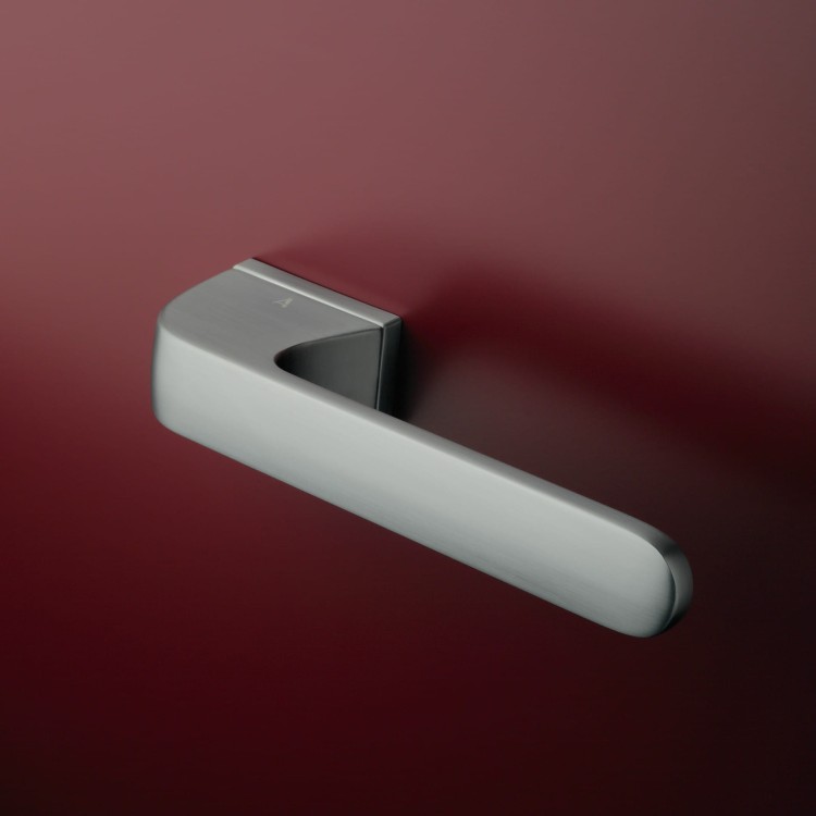 Klamka APRILE PLUMERIA ROZETA RTH SLIM 7MM SC - chrom satynowy