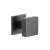 Gałka jednostronna/dwustronna  APRILE MORA Q SLIM 7MM BLACK - czarny matowy