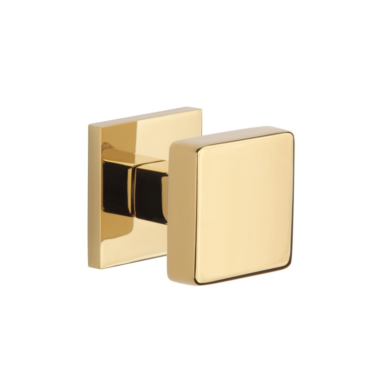 Gałka jednostronna/dwustronna APRILE MORA Q SLIM 7MM GOLD PVD - złoty polerowany PVD