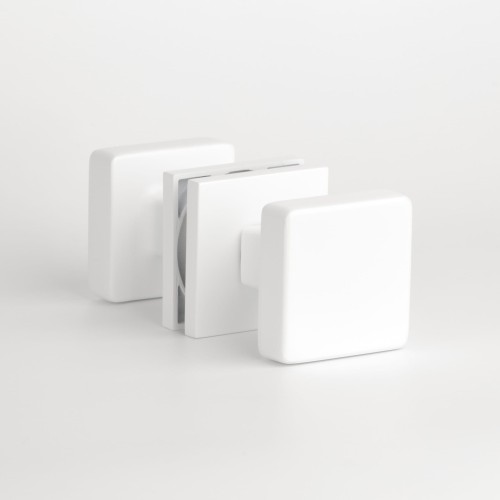 Gałka jednostronna/dwustronna APRILE MORA Q SLIM 7MM WHITE - biały matowy