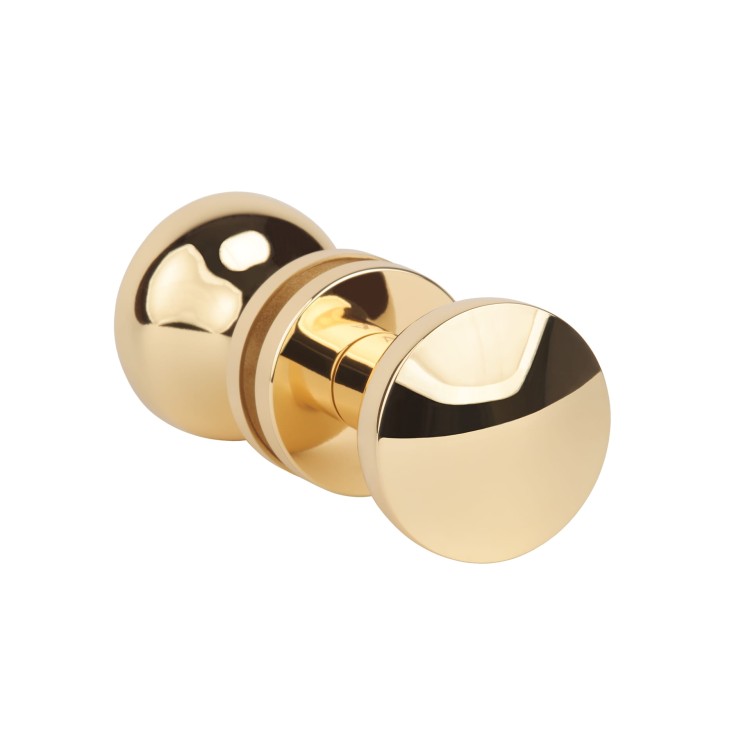 Gałka jednostronna/dwustronna  APRILE ORTICA R SLIM 7MM LG - złoty polerowany