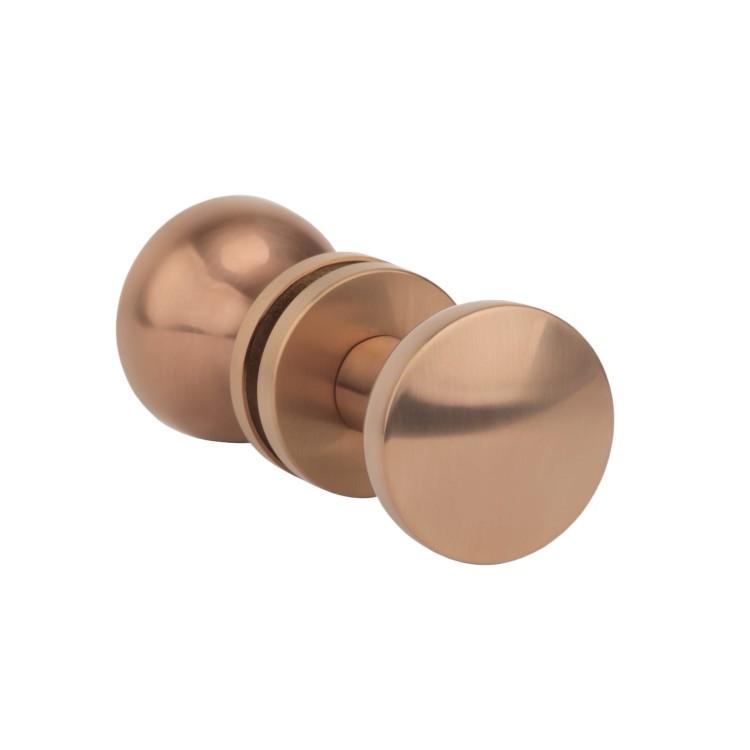 Gałka jednostronna/dwustronna APRILE ORTICA R SLIM 7MM PN PVD - miedziany PVD
