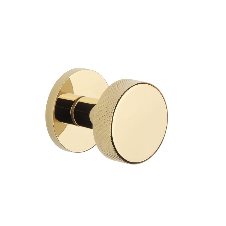 Gałka jednostronna/dwustronna APRILE TUJA R SLIM 7MM GOLD PVD - złoty polerowany