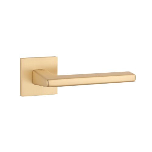 Klamka STILE ARTA Rozeta Q Slim 7 mm Gold Satin – złoty matowy | nowoczesna klamka premium do drzwi wewnętrznych