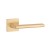 Klamka STILE ARTA Rozeta Q Slim 7 mm Gold Satin – złoty matowy | nowoczesna klamka premium do drzwi wewnętrznych