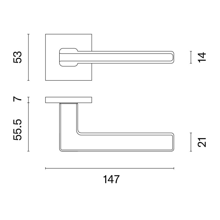 Klamka STILE ARTA ROZETA Q SLIM 7MM LIGHT BROWN - jasny brązowy .Waga netto 0,559kg   Grubość rozety 7 mm  Kolekcja Simple  Kolor Jasny brązowy  Kształt rozety Kwadratowa Q SLIM 7 mm  Producent ENGER  Marka STILE  Materiał Aluminium