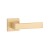 Klamka STILE HIRA ROZETA Q SLIM 7MM GOLD SATIN - złoty matowy.Waga netto 0,587kg  Grubość rozety 7 mm  Kolekcja Simple  Kolor Złoty matowy  Kształt rozety Kwadratowa Q SLIM 7 mm,53 mm x 53 mm  Producent ENGER  Marka STILE  Materiał Aluminium