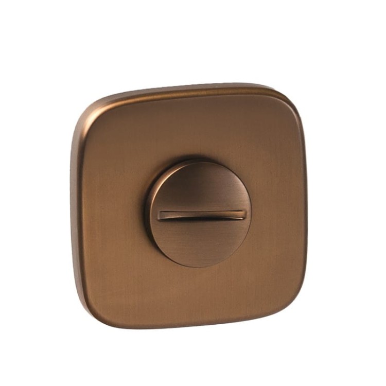 Rozeta zaoblona R82 brąz-satyna WC