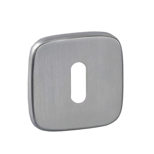 Rozeta zaoblona R82 chrom szczotkowany- klucz