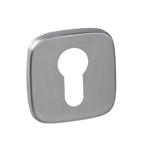 Rozeta zaoblona R82 chrom szczotkowany na wkładkę