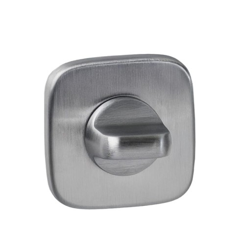 Rozeta zaoblona R82 chrom szczotkowany- WC