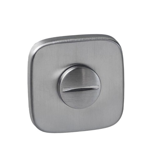 Rozeta zaoblona R82 chrom szczotkowany- WC