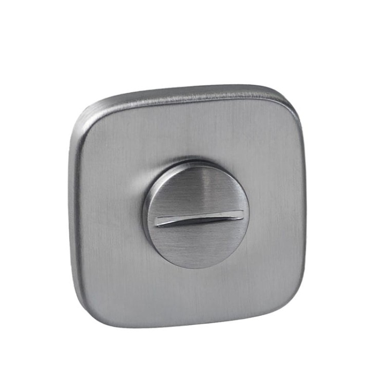 Rozeta zaoblona R82 chrom szczotkowany- WC