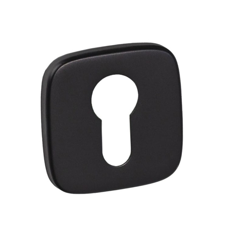 Rozeta zaoblona R82 kolor czarny na wkładkę