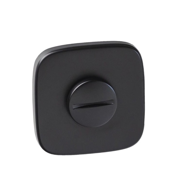 Rozeta zaoblona R82 czarny WC