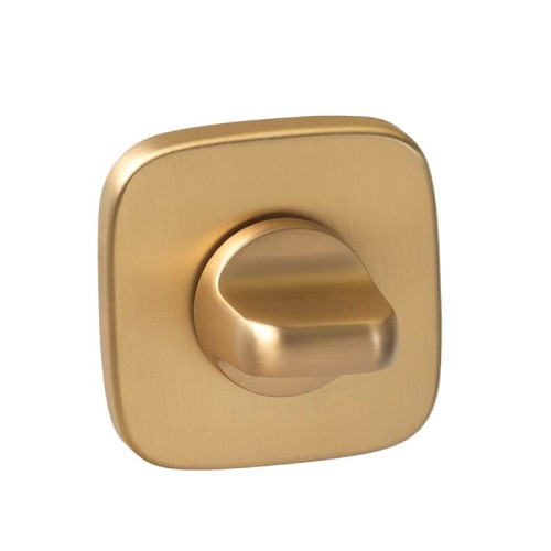 Rozeta zaoblona R82 złoty-satyna WC