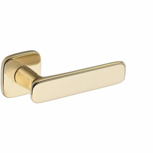 Klamka Flow Złoty PVD VDS – Luksusowa Klamka Premium na Rozecie R82F Slim 6 mm