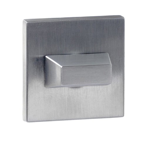 Rozeta kwadratowa R67F Slim chrom szczotkowany WC