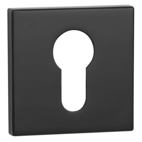 Rozeta kwadratowa R67F/R76F czarny wkładka