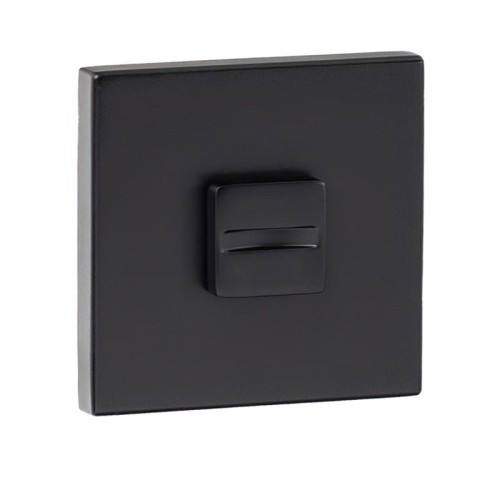 Rozeta kwadratowa R67F Slim czarny WC