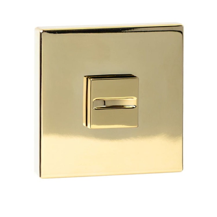 Rozeta R67F Slim złoty WC