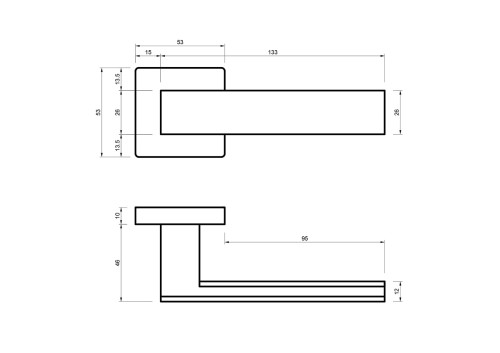 klamka-luca-rozeta-kwadratowa-mosiadz-pvd-blitz cechy:  łatwy system montażowy śruby przelotowe  Waga 0,99kg Kod EAN 5906284700993 Materiał: odlew ZnAl (stop cynku i aluminium) Grubość rozet: 10 mm kolor: Mosiądz pvd