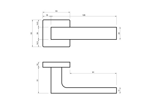 klamka-orlando-rozeta-kwadratowa-mosiadz-pvd-blitz cechy:  łatwy system montażowy śruby przelotowe Waga 0,97kg Kod EAN 5906284700757 kolor: Mosiądz PVD 53mm x 53 mm