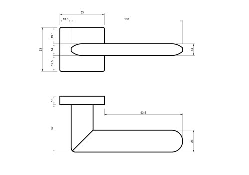 klamka-viera-rozeta-kwadratowa-mosiadz-pvd-blitz cechy:  łatwy system montażowy śruby przelotowe   Waga 0,93kg Kod EAN 5906284701099 kolor: Mosiądz PVD-Klamka VIERA rozeta kwadratowa mosiądz PVD BLITZ-53mmx53mm