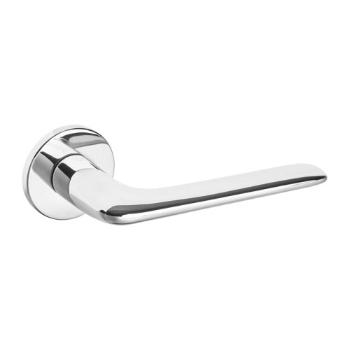 Klamka VDS Ono Fit chrom – okrągła rozeta 52 mm, grubość 6 mm
