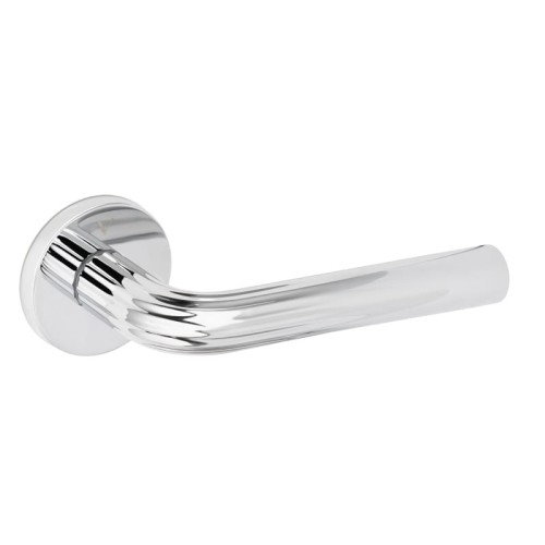 Klamka VDS Frella Fit Chrom – nowoczesna klamka premium do drzwi wewnętrznych | Chrom połysk | Klasa 4