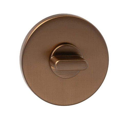 Rozeta okrągła R68F Slim brąz-satyna WC