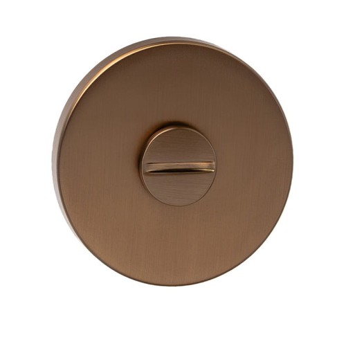 Rozeta okrągła R68F Slim brąz-satyna WC