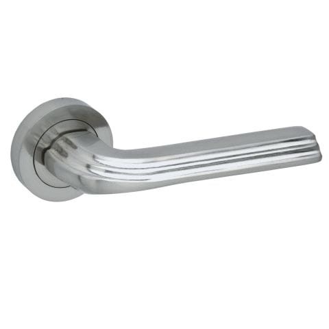 Klamka drzwiowa KD Atena R13 nikiel-satyna – nowoczesna elegancja do Twojego wnętrza