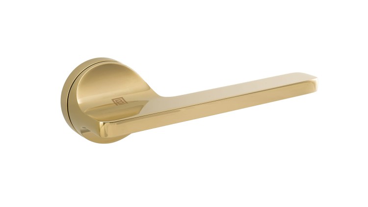 Klamka Wewnętrzna BREMA rozeta okrągła mosiądz PVD BLITZ .Model: BREMA    FI-50 mm  Typ szyldu: Rozeta okrągła    Kolor: Satyna Mosiądz    Producent: BLITZ    Zastosowanie: Do drzwi wewnętrznych    Kompletny zestaw montażowy w zestawie