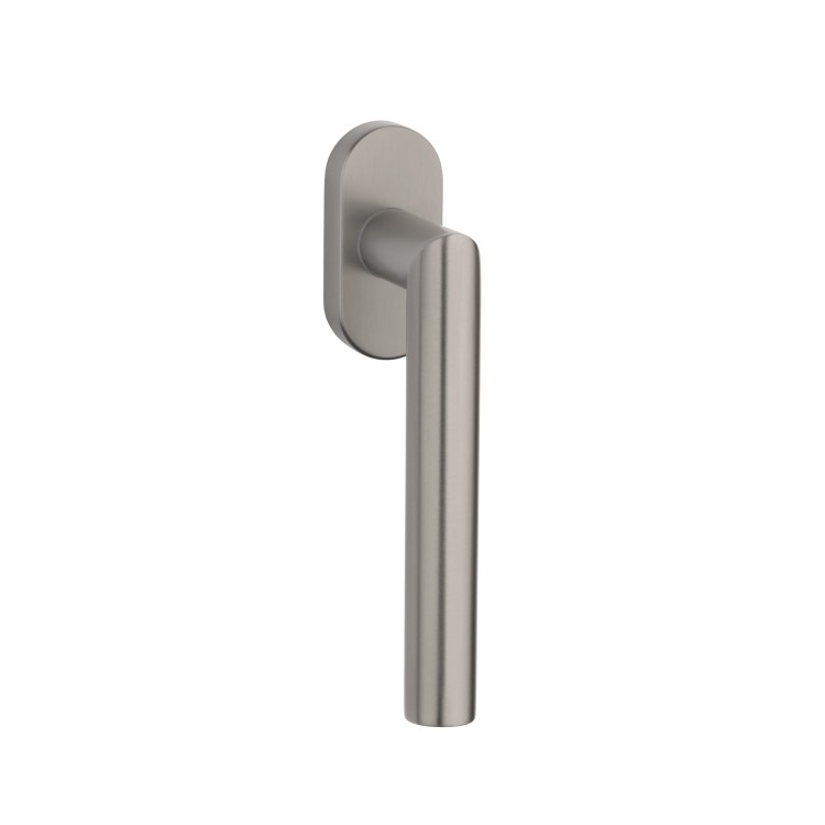 Klamka okienna STERK OVAL 1701 BS PVD - bazaltowy PVD.Waga netto 0,35kg  Kod EAN 5902249353617  Marka STERK  Producent ENGER  Kolekcja Basic  Kształt rozety Owalna okienna  Grubość rozety 12 mm  Materiał Stal nierdzewna