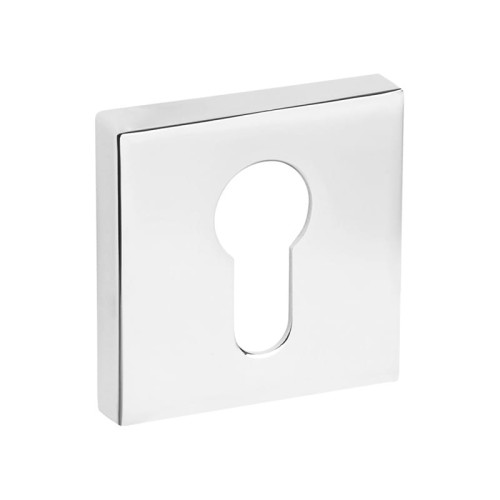 Rozeta kwadratowa R67 chrom – na wkładkę