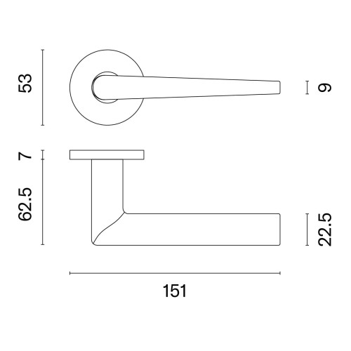 Klamka STILE SALTA ROZETA R SLIM 7MM GOLD SATIN - złoty matowy .Grubość Rozety 7 mm Kolor Złoty Mat Rozmiar FI 54 Szyld Okrągły Marka STILE Producent ENGER Klamka wewnętrzna