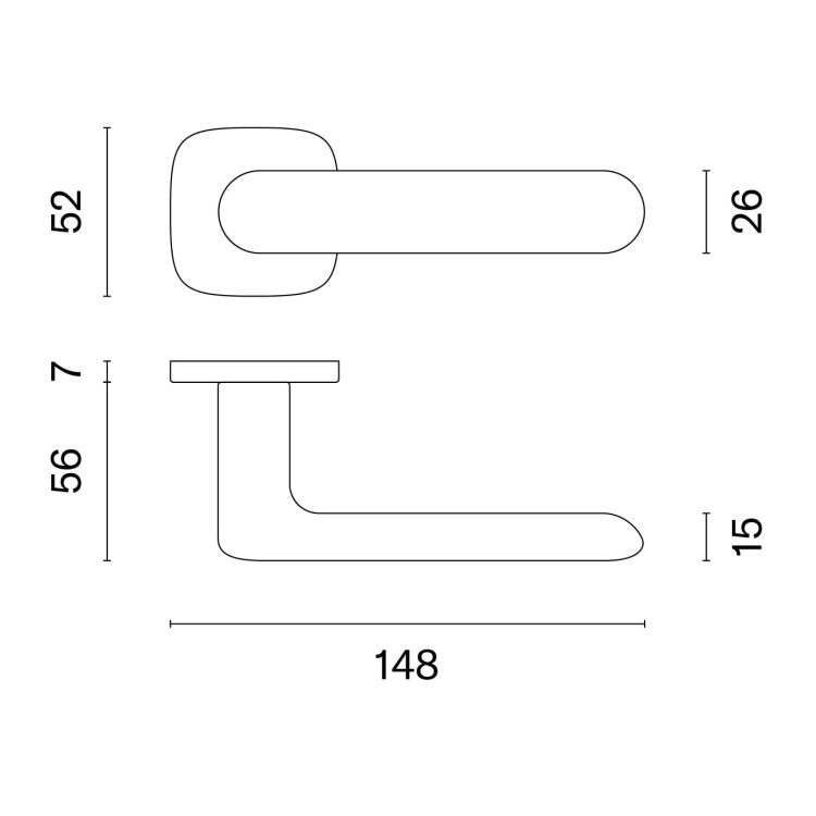 Klamka APRILE OLEA ROZETA QR SLIM 7MM SNM - nikiel.Grubość Rozety 7 mm Marka APRILE Producent ENGER Rozmiar 52 x 52 Szyld kwadratowo okrągły Kolor Nikiel
