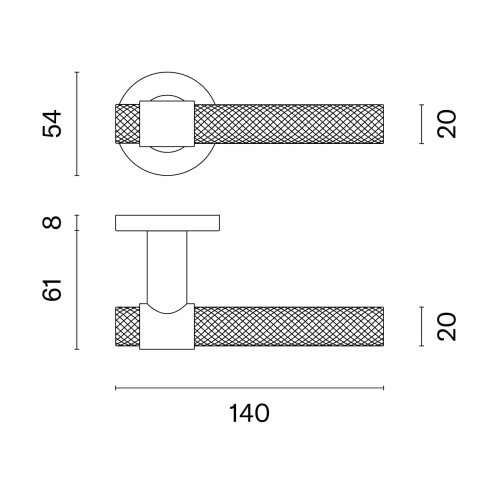 Klamka STERK OVAL 1743 ROZETA PRO 8MM MG - miedziany PVD ,Grubość Rozety 8 mm Kolor Miedziany PVD Rozmiar FI 54 Szyld Okrągły Marka STERK Producent ENGER