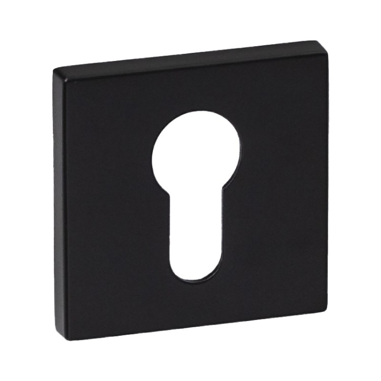 Rozeta kwadratowa BIS czarny na wkładkę